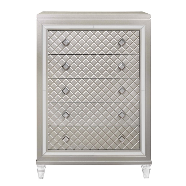 Global Furniture Usa Traditional Glam W/ ACRYLIC LEGS Paris Champagne Chest 1380 - main